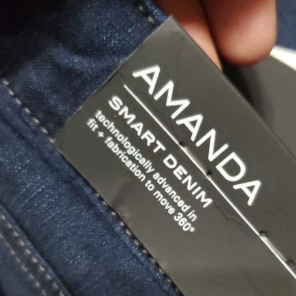 DL1961 Amanda Blue Skinny Jeans Premium Fit - Picture 4 of 11